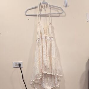 SHEIN Cream Mini Dress